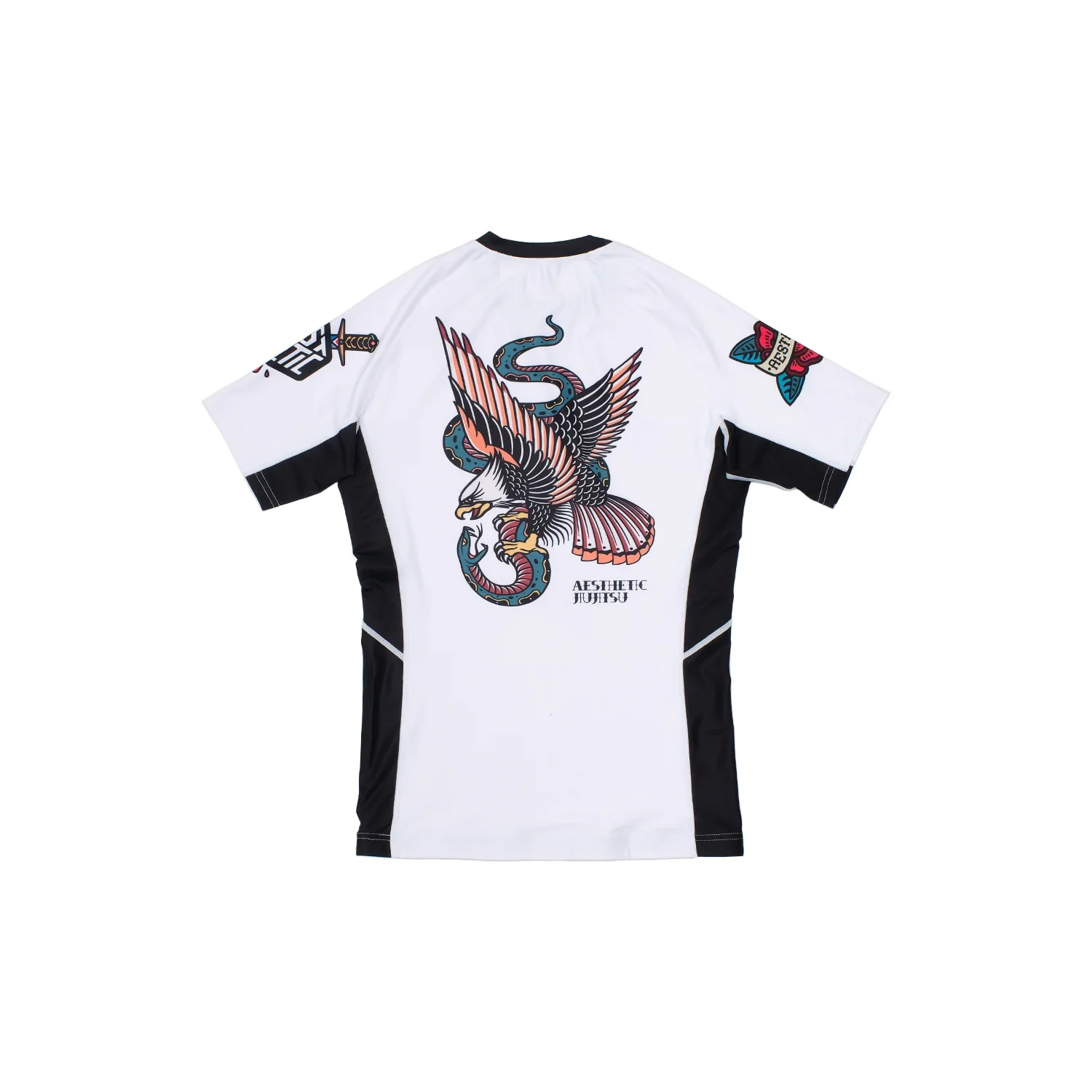 'Old School' Short Sleeve Rashguard - Image 2